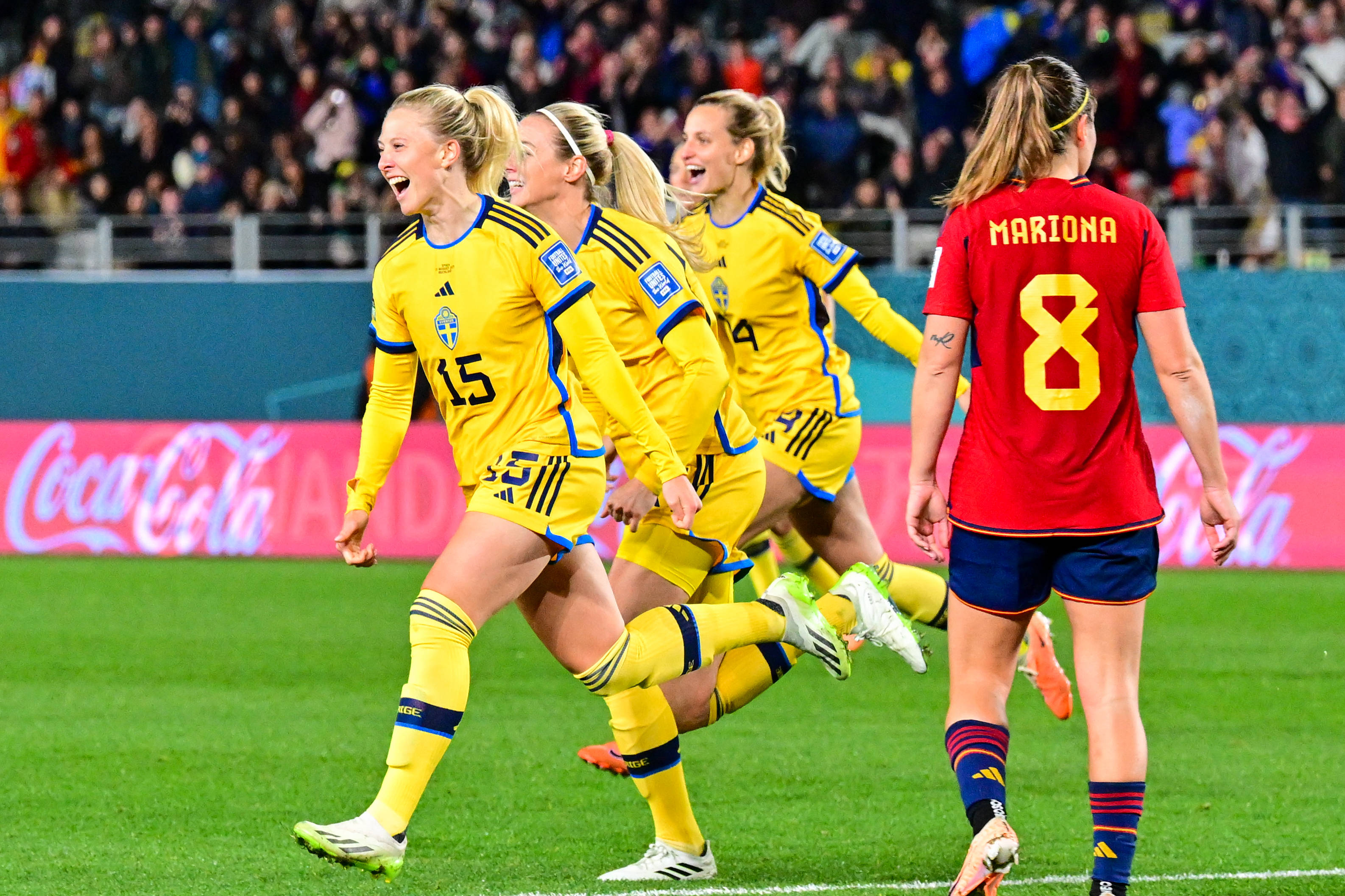 瑞典女足明星在本场比赛表现抢眼 瑞典女足明星在本场比赛表现抢眼