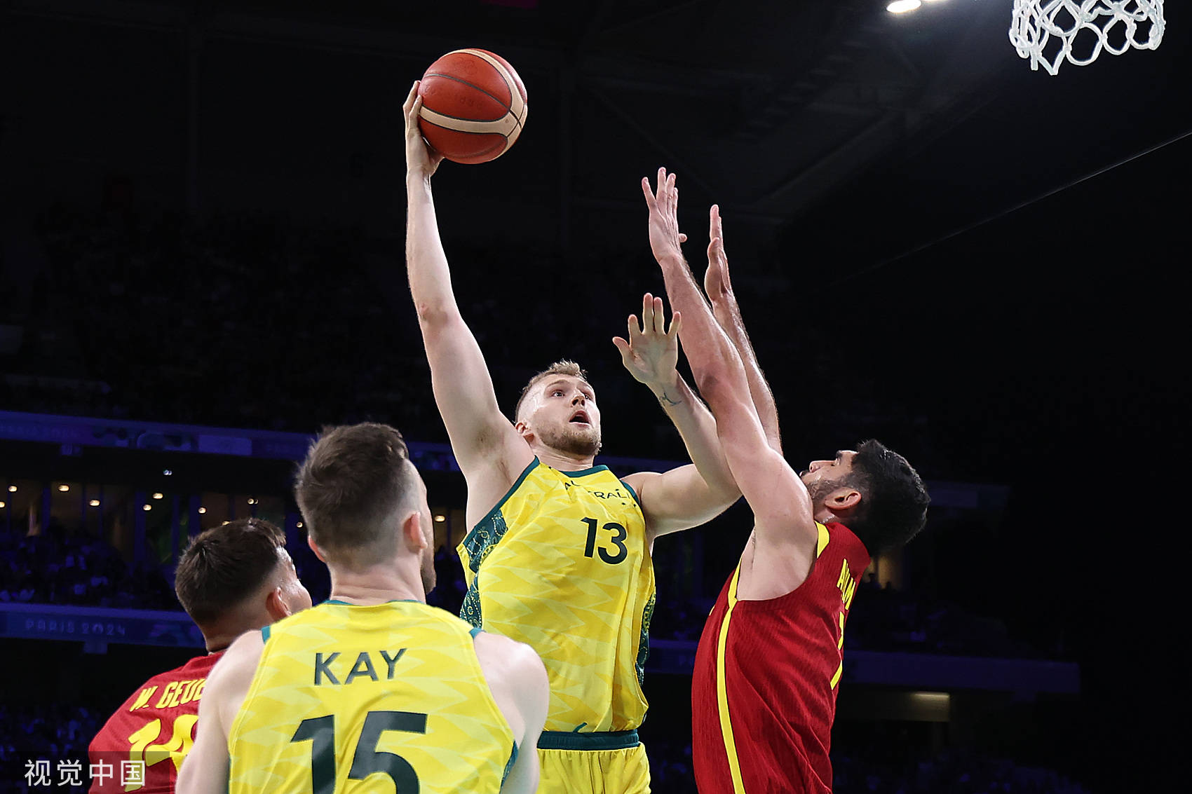 男子篮球小组赛:西班牙击败澳大利亚 男子篮球小组赛:西班牙击败澳大利亚